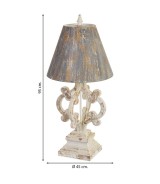 LAMPARA SOBREMESA MADERA/METAL