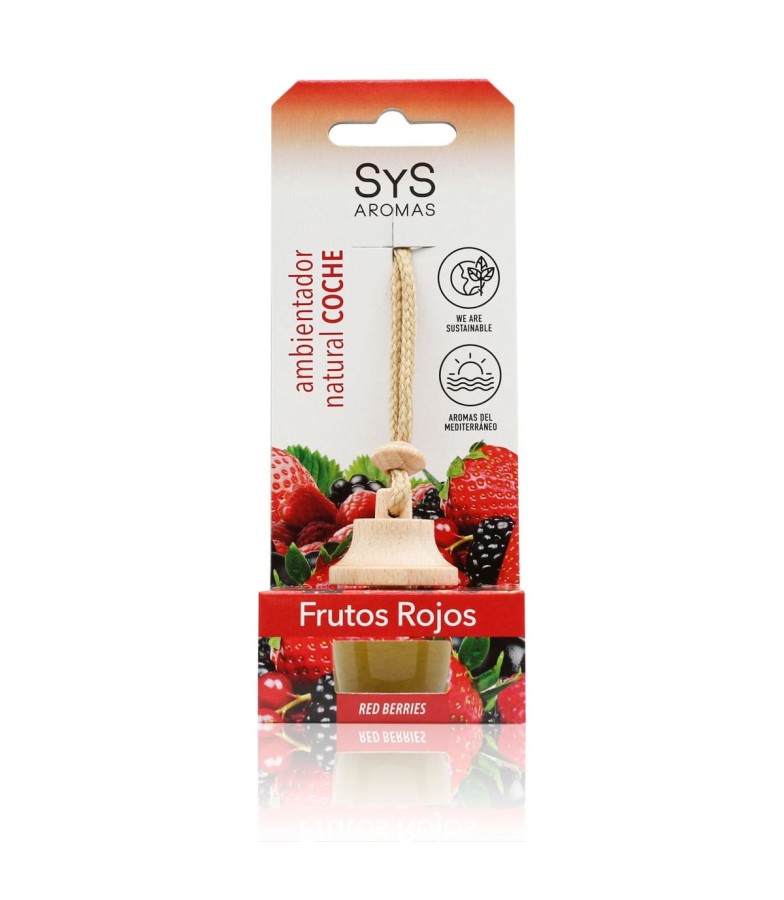 AMBIENADOR COCHE FRUTOS ROJOS