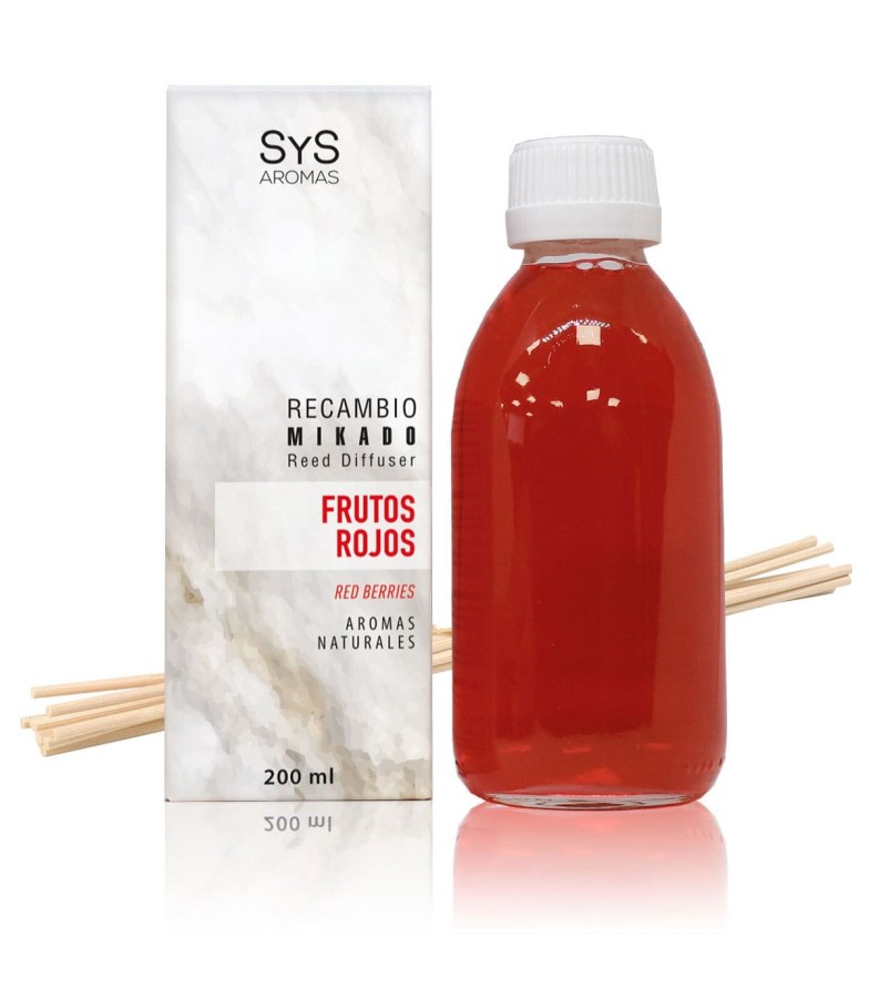 RECAMBIO MIKADO FRUTOS ROJOS + PALOS