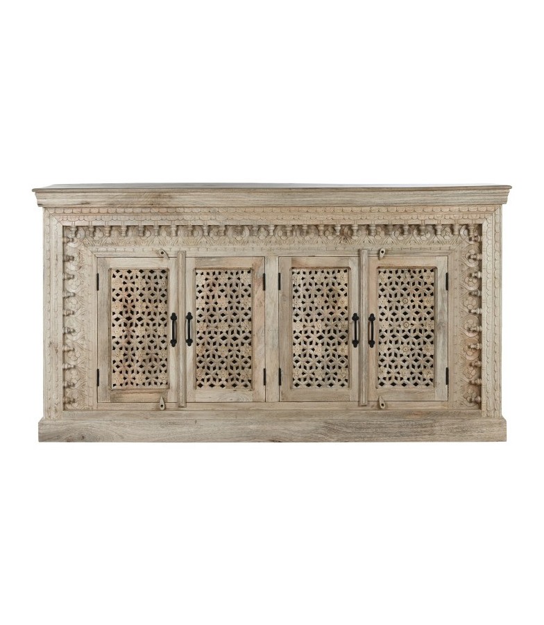 REF. MB-216502 BUFFET MADERA MANGO TALLADO A MANO