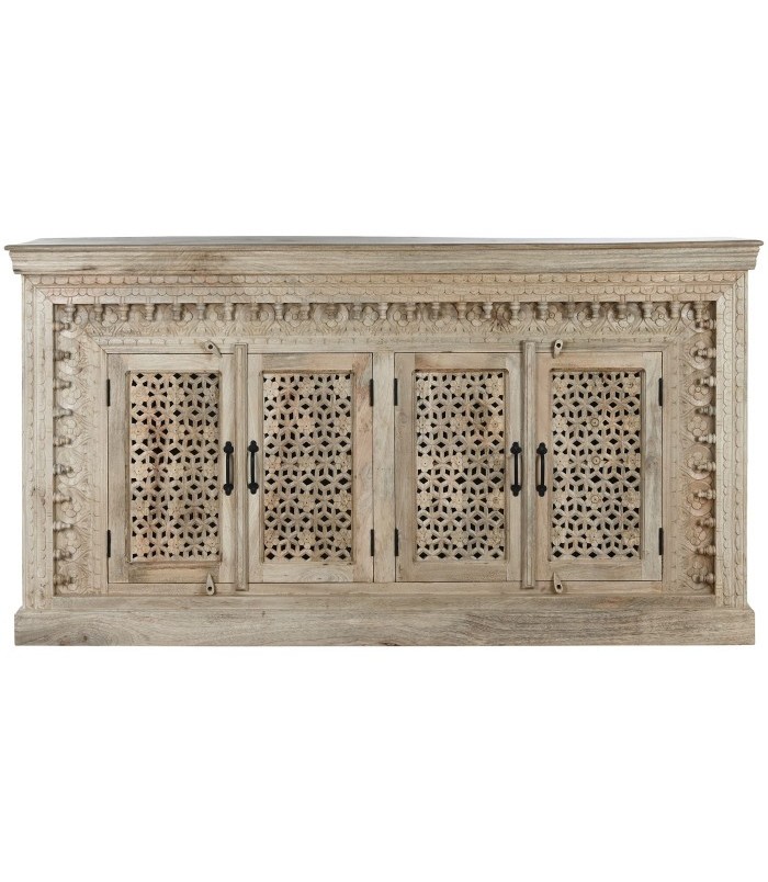 REF. MB-216502 BUFFET MADERA MANGO TALLADO A MANO