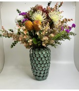 JARRON GRES 23X34.5 TURQUESA